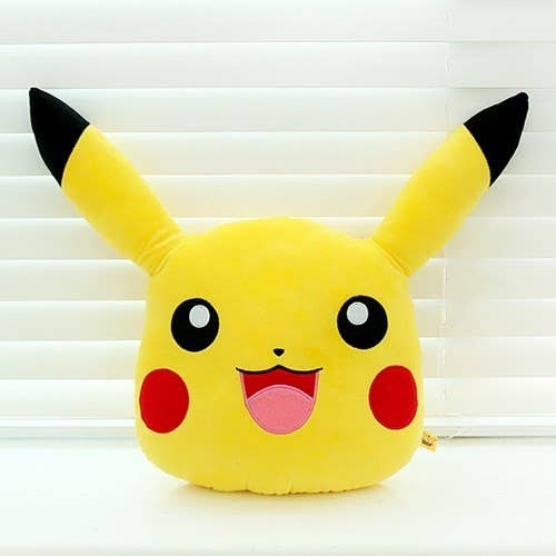 Pokemon Pikachu Soft Face Deco Gift Cushion- 40cm