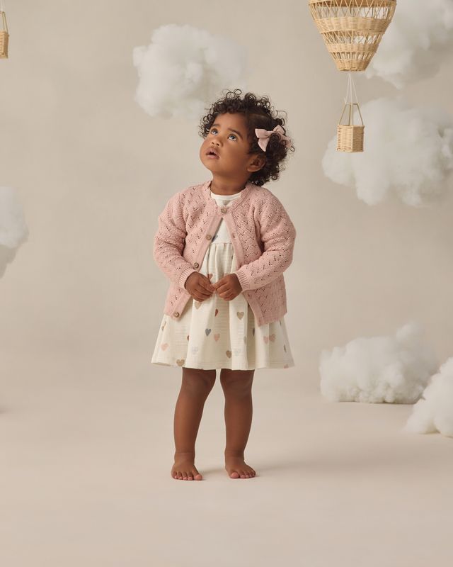 Quincy Mae Darla Dress - Confetti Hearts