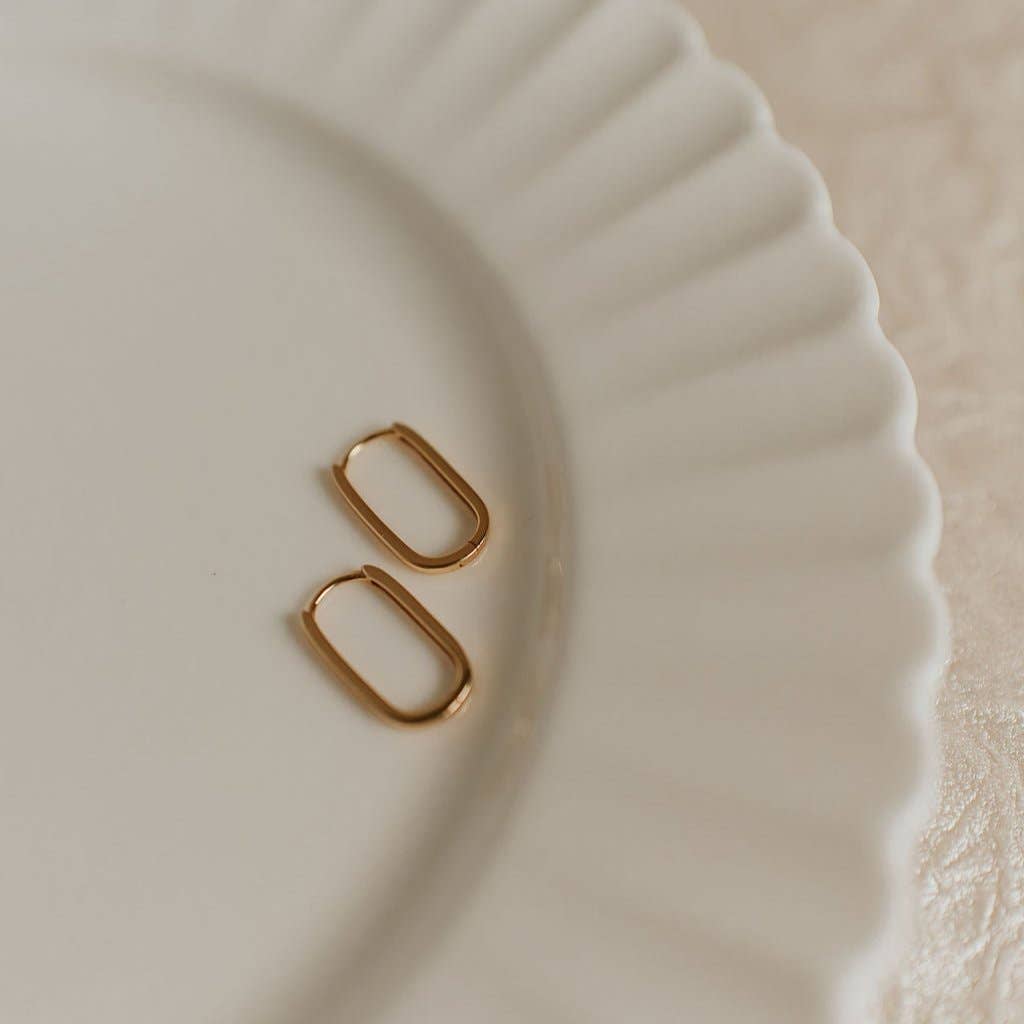 Mauve Jewelry Co. Avery Gold Hoops