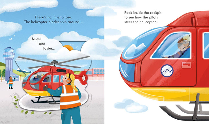 Usborne Peek Inside How a Helicopter Works
