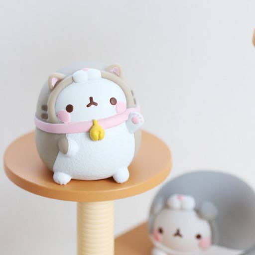 Molang Lazy Cat Costume Figure Blind Box