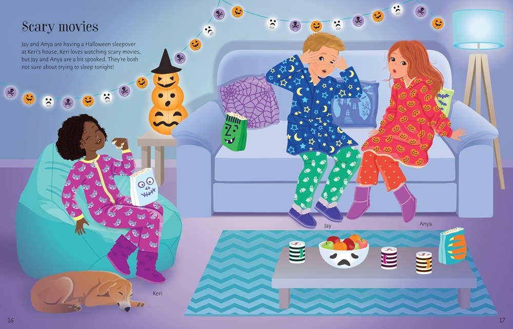 Usborne Sticker Dolly Dressing Halloween Party