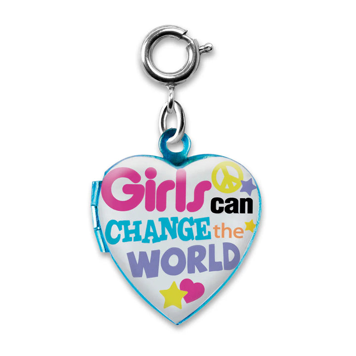 Charm It Girls Can Change The World Charm