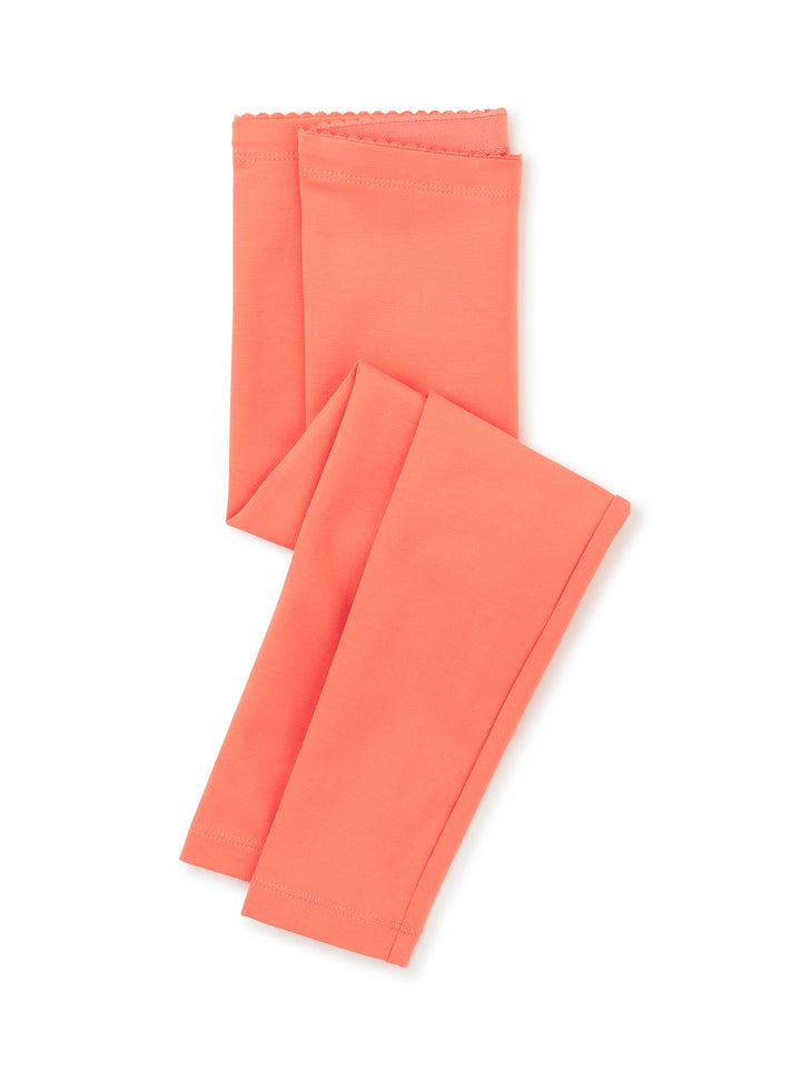 Tea Collecting Solid Baby Leggings - Citrus