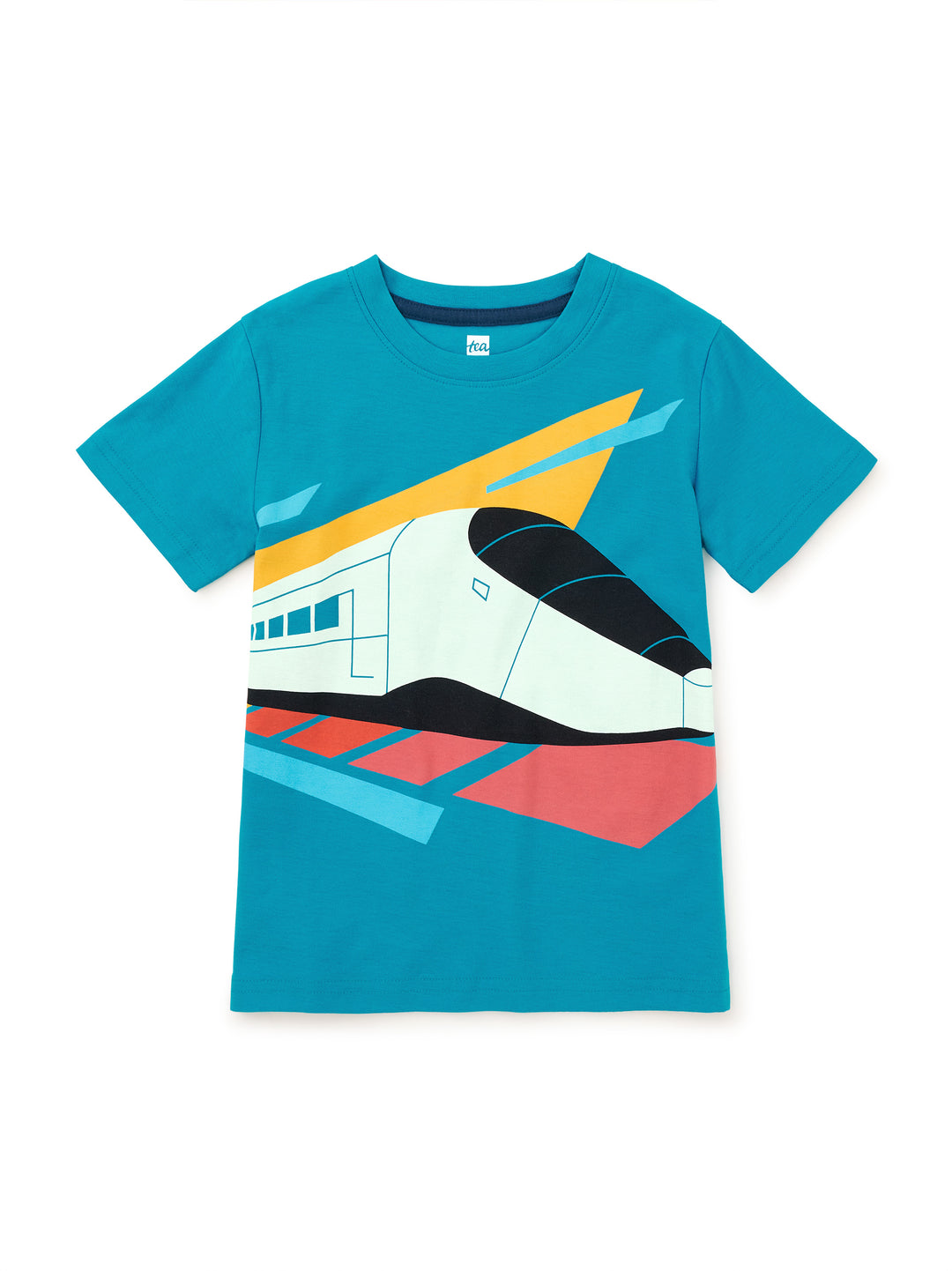 Tea Collection Train Graphic Tee