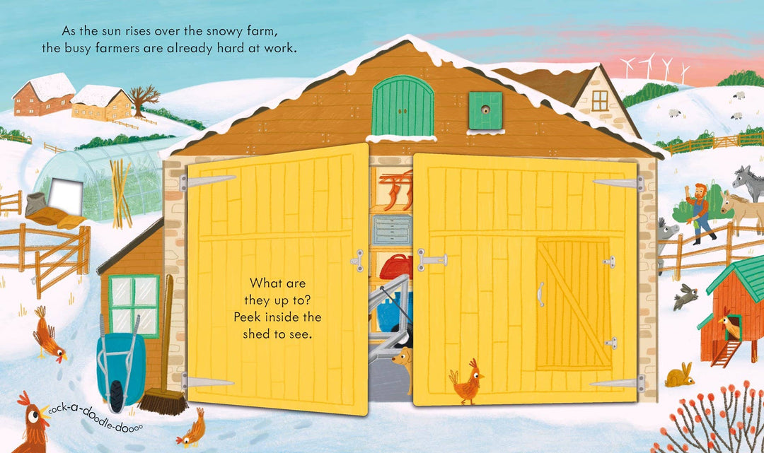 Usborne Peek Inside How a Tractor Works