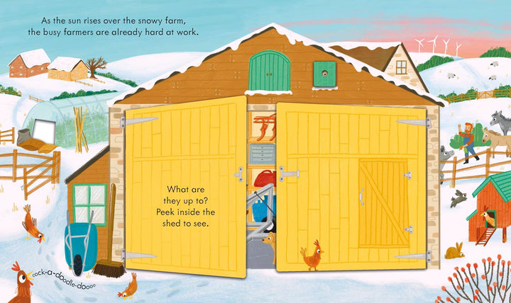 Usborne Peek Inside How a Tractor Works
