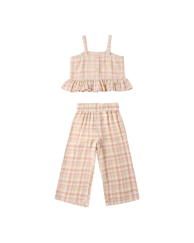 Rylee + Cru Kayli Set - Summer Plaid