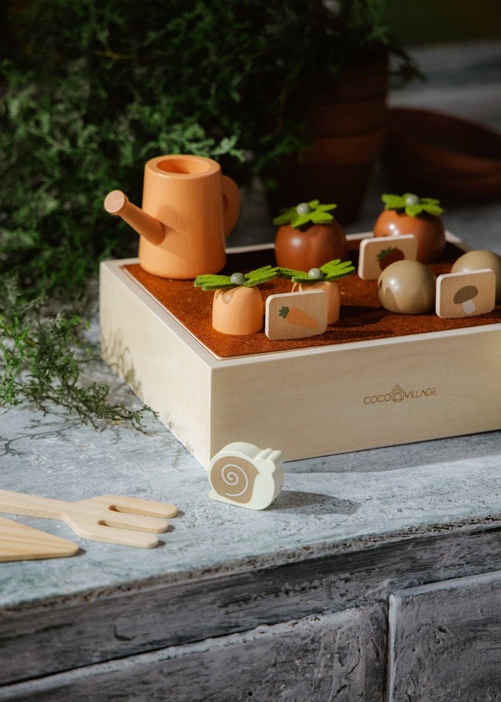 Coco Village Wooden Gardening Playset And Accessories