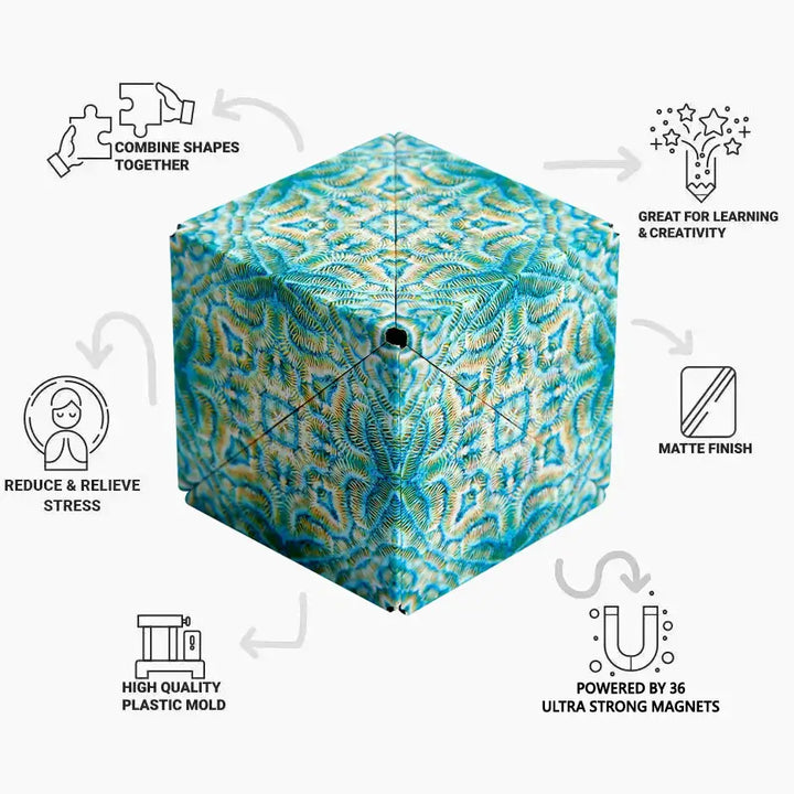 Shashibo Undersea Magnetic Puzzle Cube