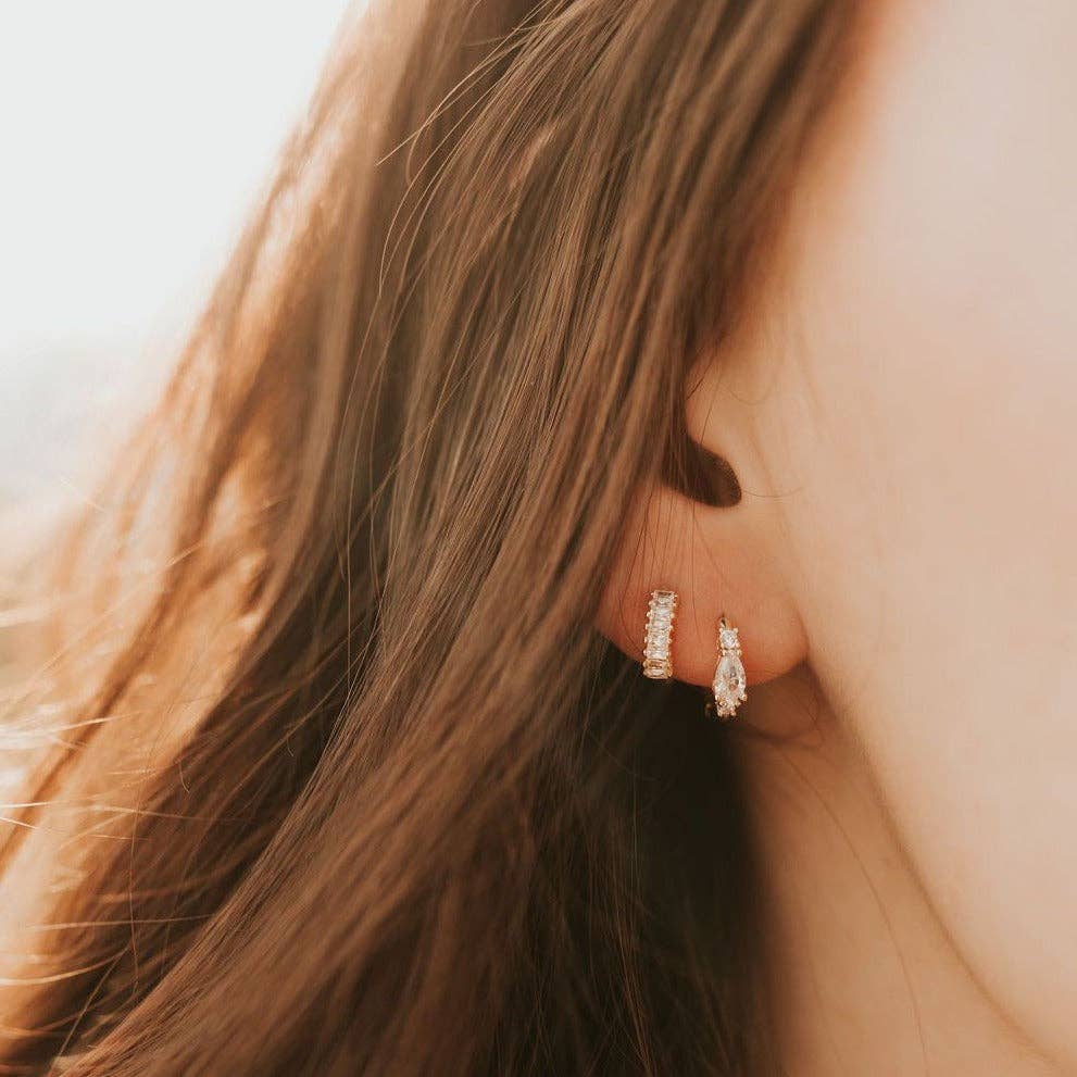 Mauve Jewelry Co Ivy Diamond Hoops