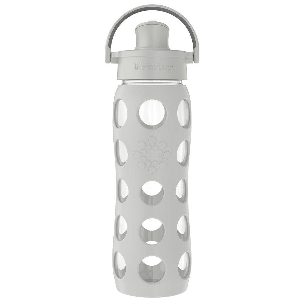 LifeFactory 22oz Glass Water Bottle Active Cap
