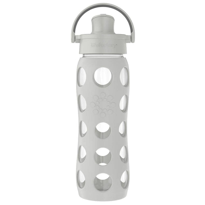 LifeFactory 22oz Glass Water Bottle Active Cap