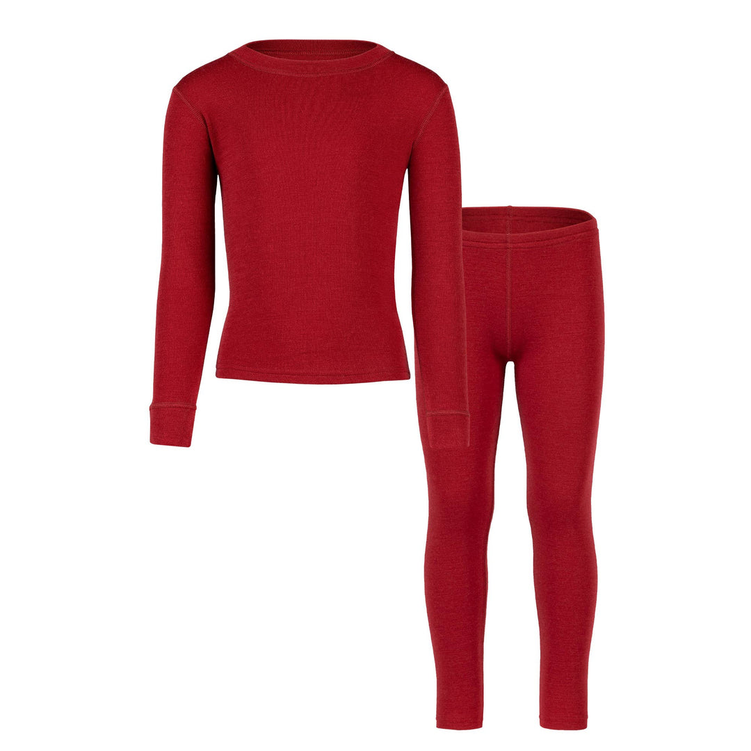 Menique Midweight Merino Thermal Long Sleeve & Bottoms 2-Piece Set