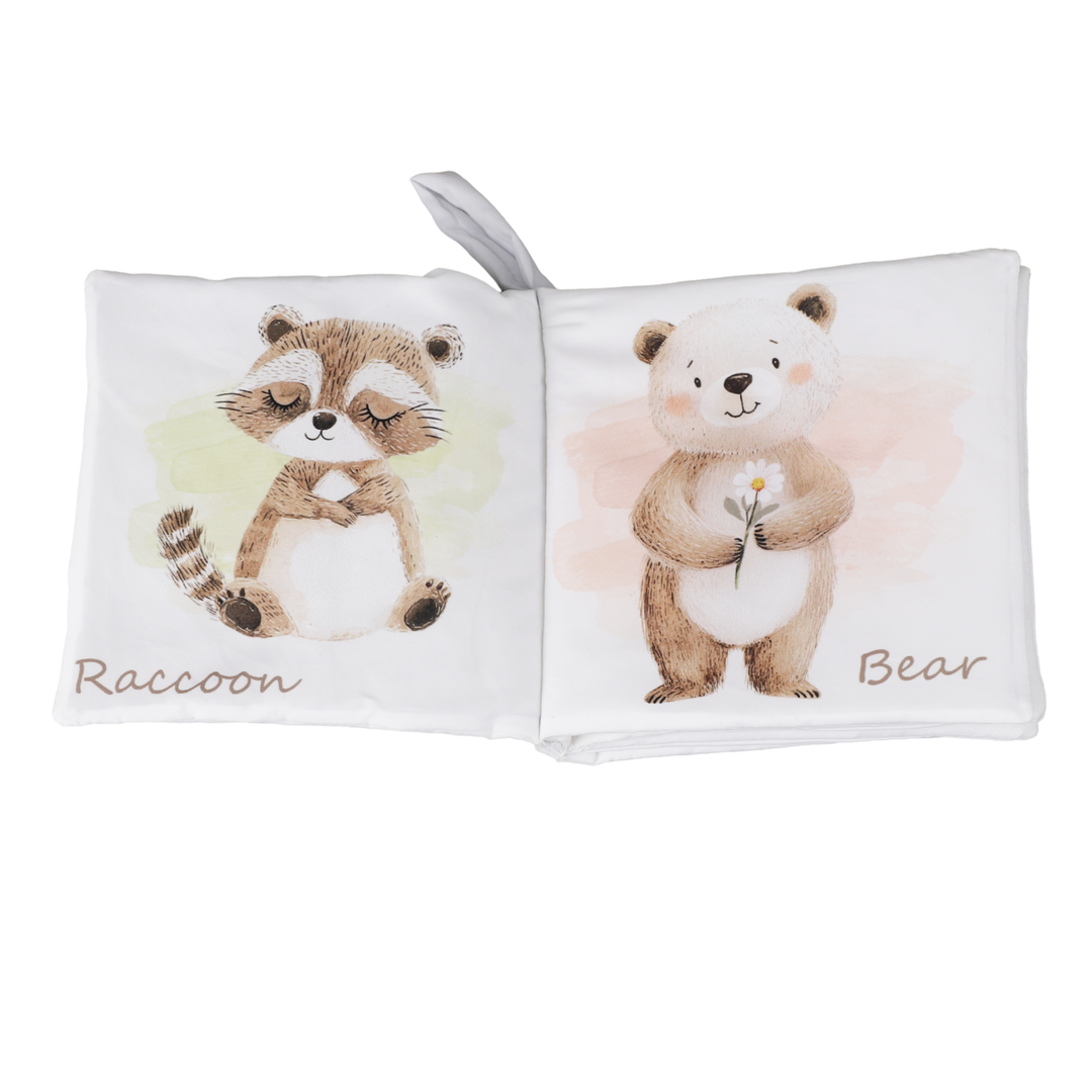 Ali + Oli Baby Bear and Friends – Soft Crinkle Cloth Book For Toddlers
