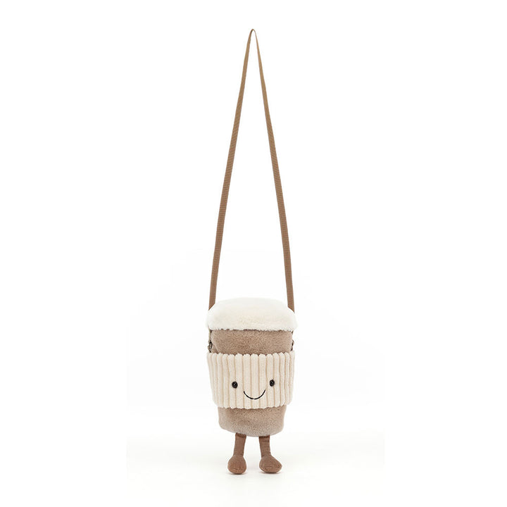 Jellycat Amuseables Perkle Coffee Shoulder Bag