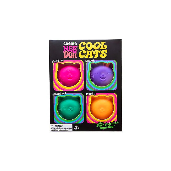 NeeDoh Teenie Cool Cats 4 Pack