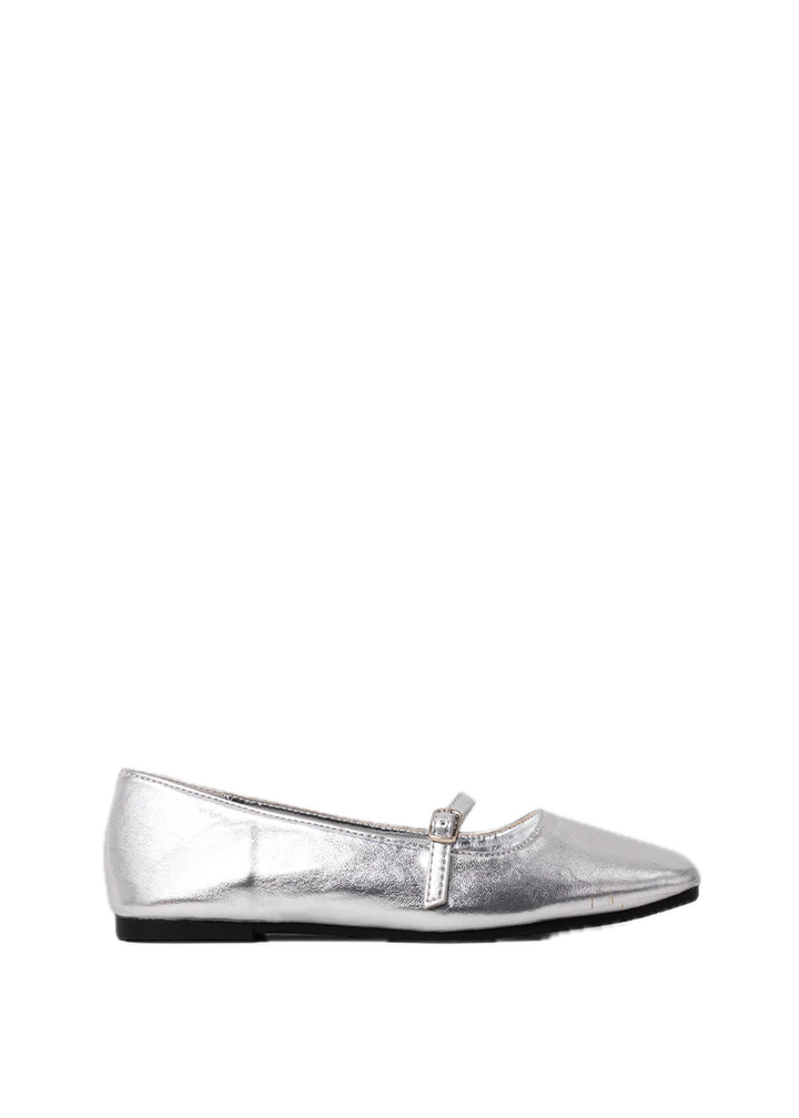 ShuShop Adele Mini Ballet Flat - Sterling