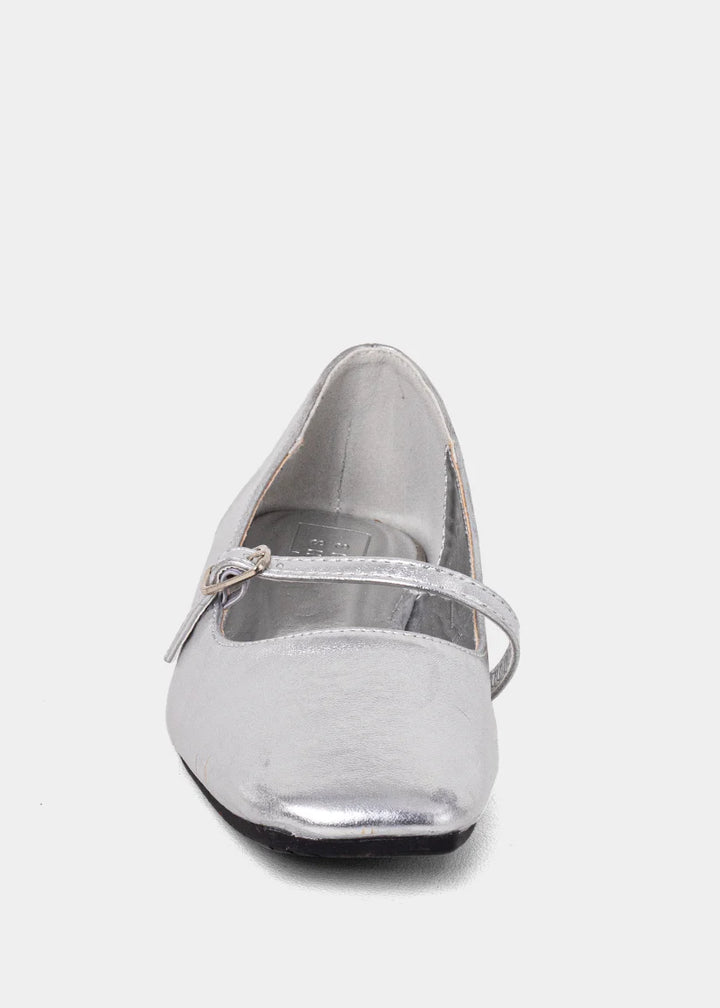 ShuShop Adele Mini Ballet Flat - Sterling