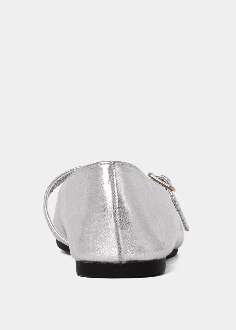 ShuShop Adele Mini Ballet Flat - Sterling