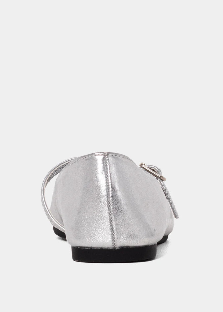 ShuShop Adele Mini Ballet Flat - Sterling