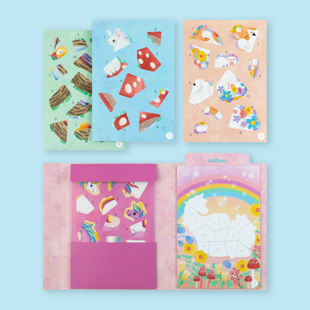 Tiger Tribe Sticker By Number - Magical Garden