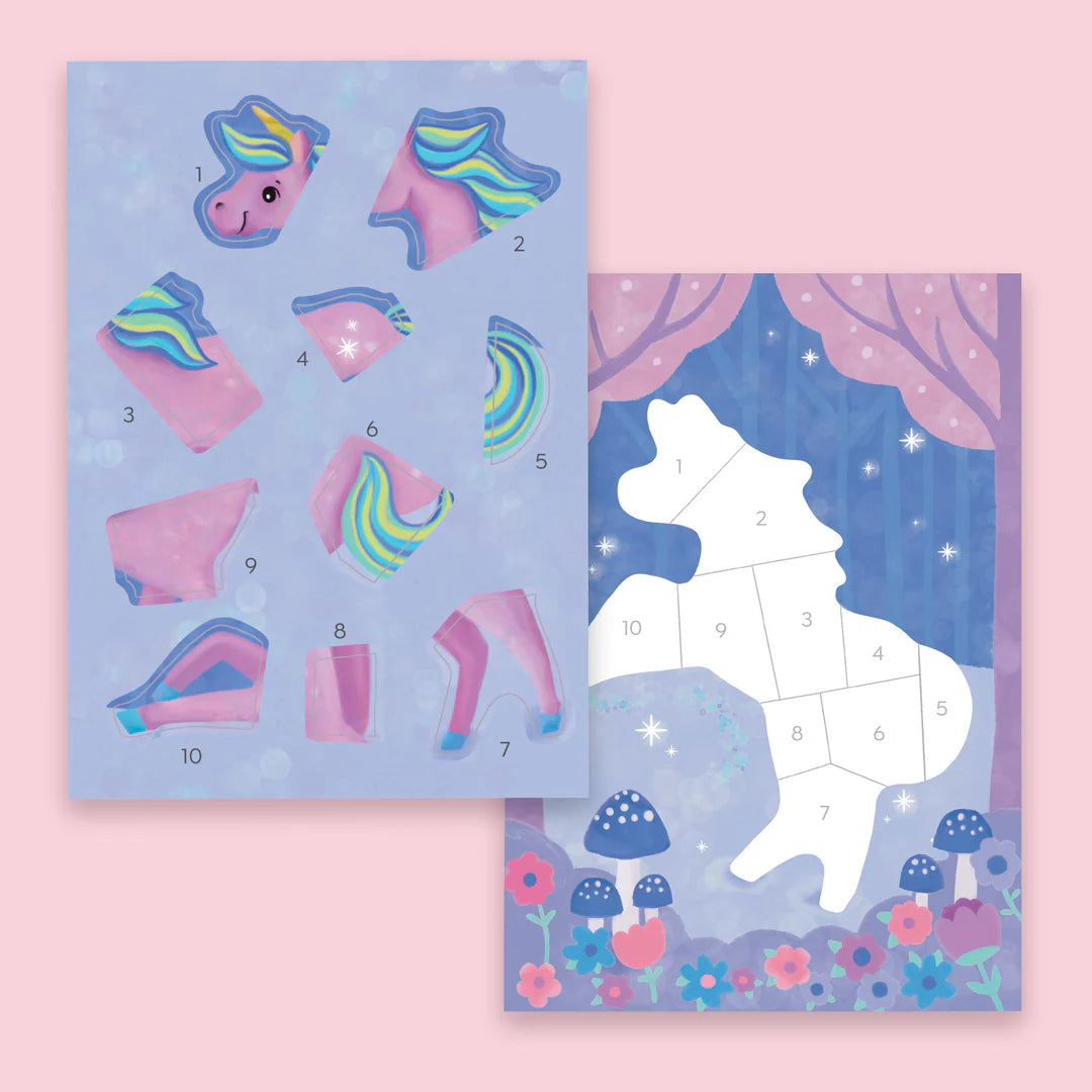 Tiger Tribe Sticker By Number - Magical Garden