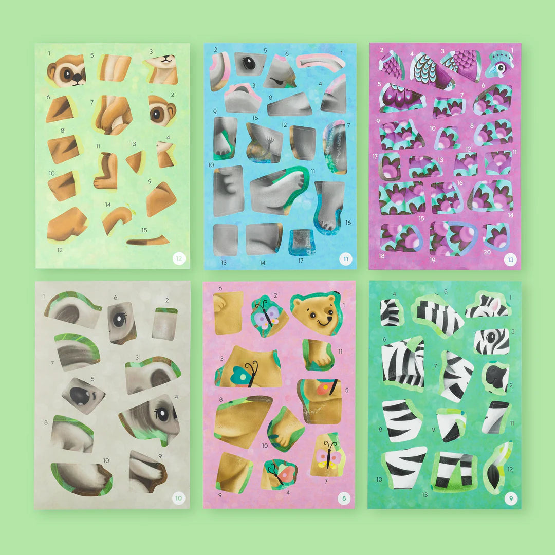 Tiger Tribe Sticker By Numbers - Animals