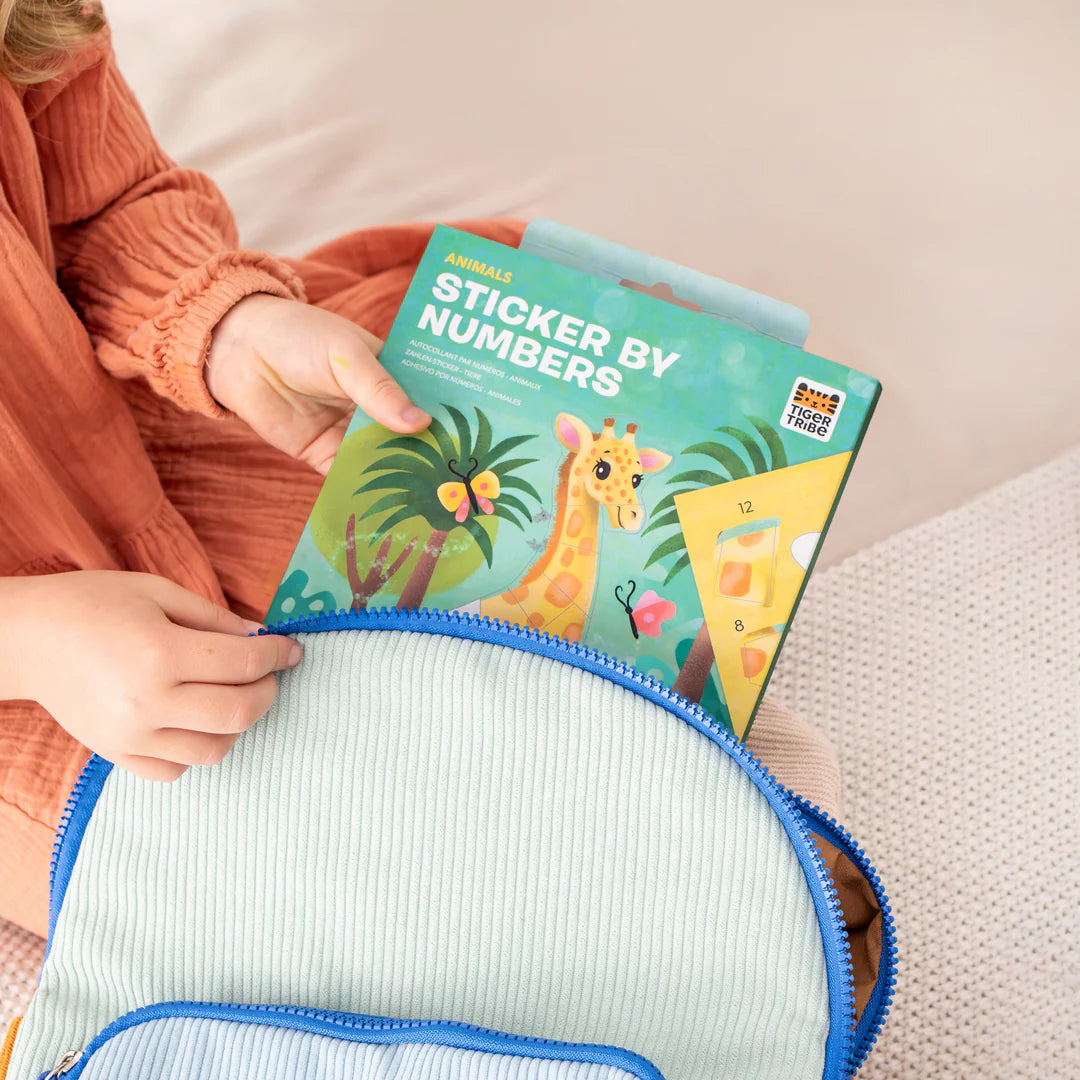 Tiger Tribe Sticker By Numbers - Animals