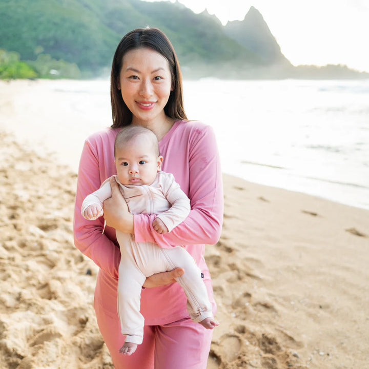 Kyte Baby Zippered Romper - Blush