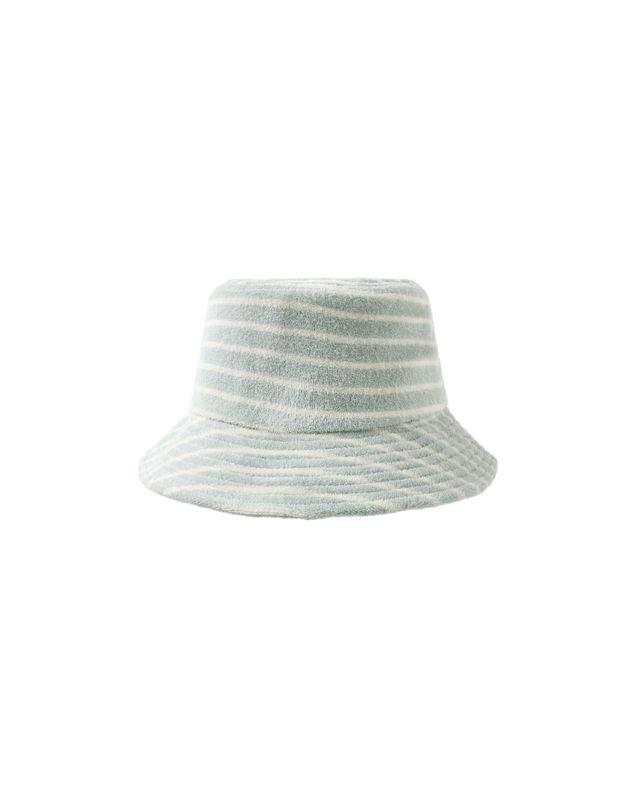 Rylee + Cru Bucket Hat - Seafoam Terry Stripe