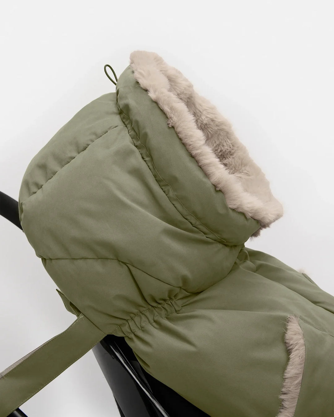 7AM Enfant Blanket 212 Helsinki Collection - Woodland Greige Faux Fur