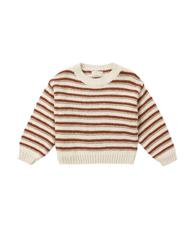 Rylee + Cru Aspen Sweater - Ruby Stripe