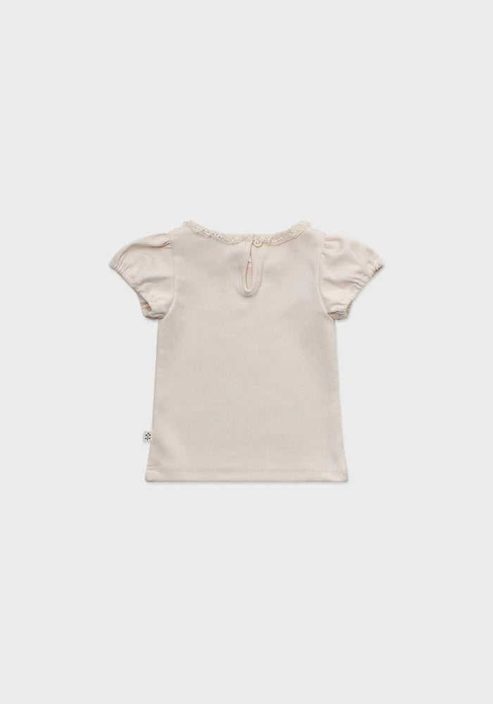 Louisiella Baby Liliane Puff T-Shirt - Pink
