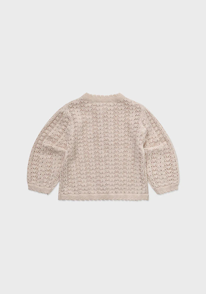 Louisiella Lavera Knit Cardigan - Pink
