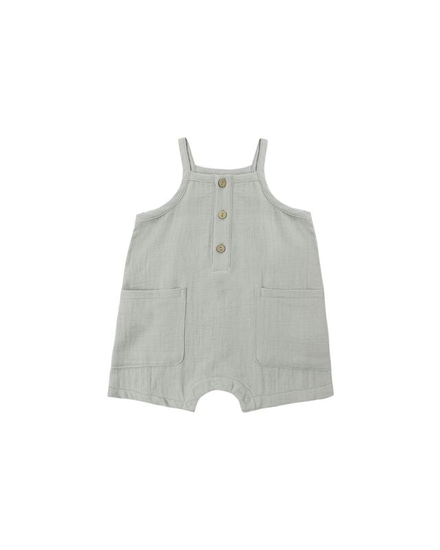 Quincy Mae Oakley Romper - Sage