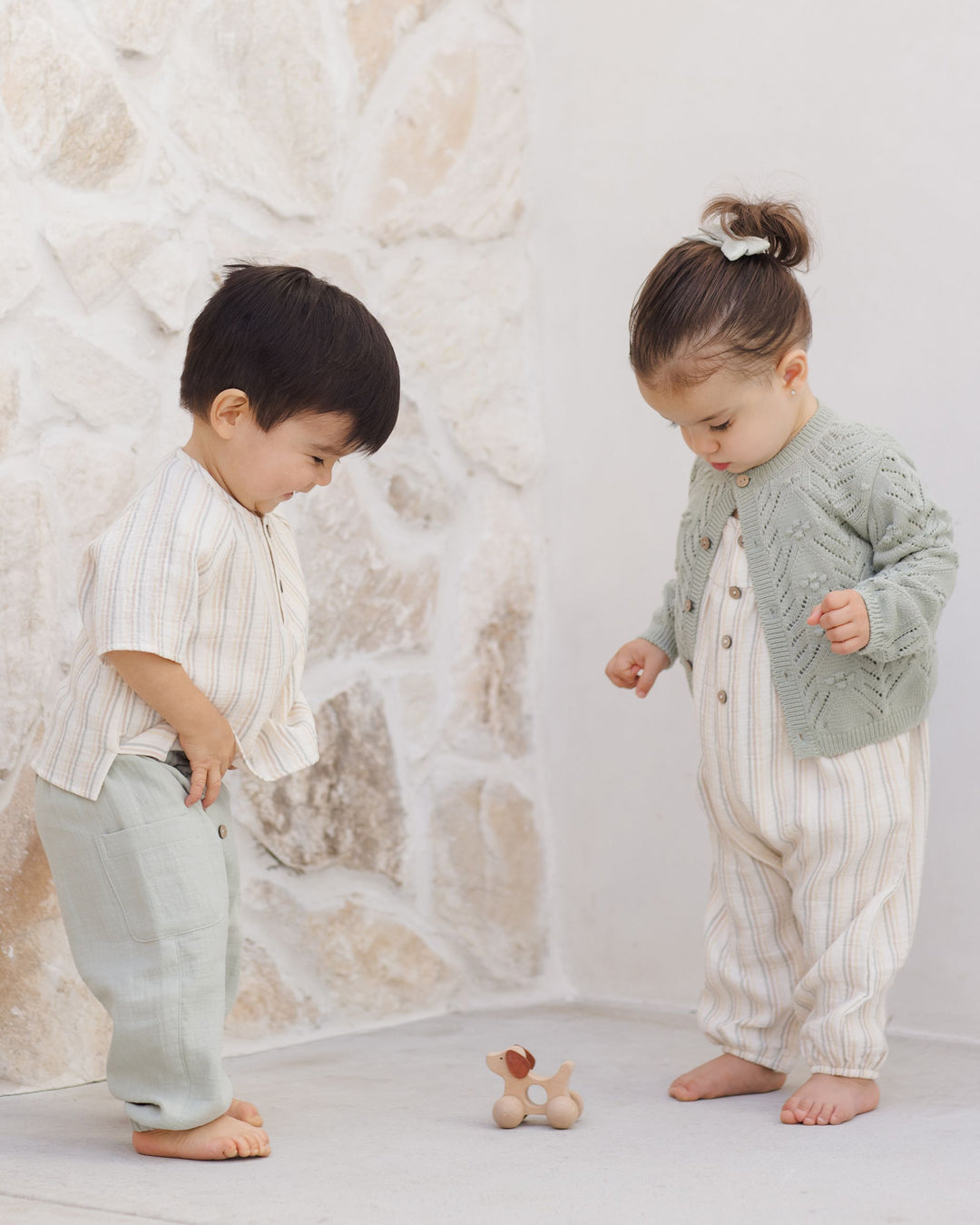 Quincy Mae Knit Cardigan - Sage