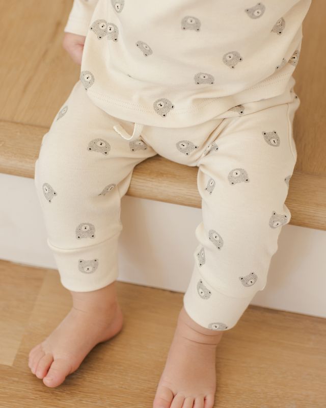 Quincy Mae Drawstring Pant - Bears
