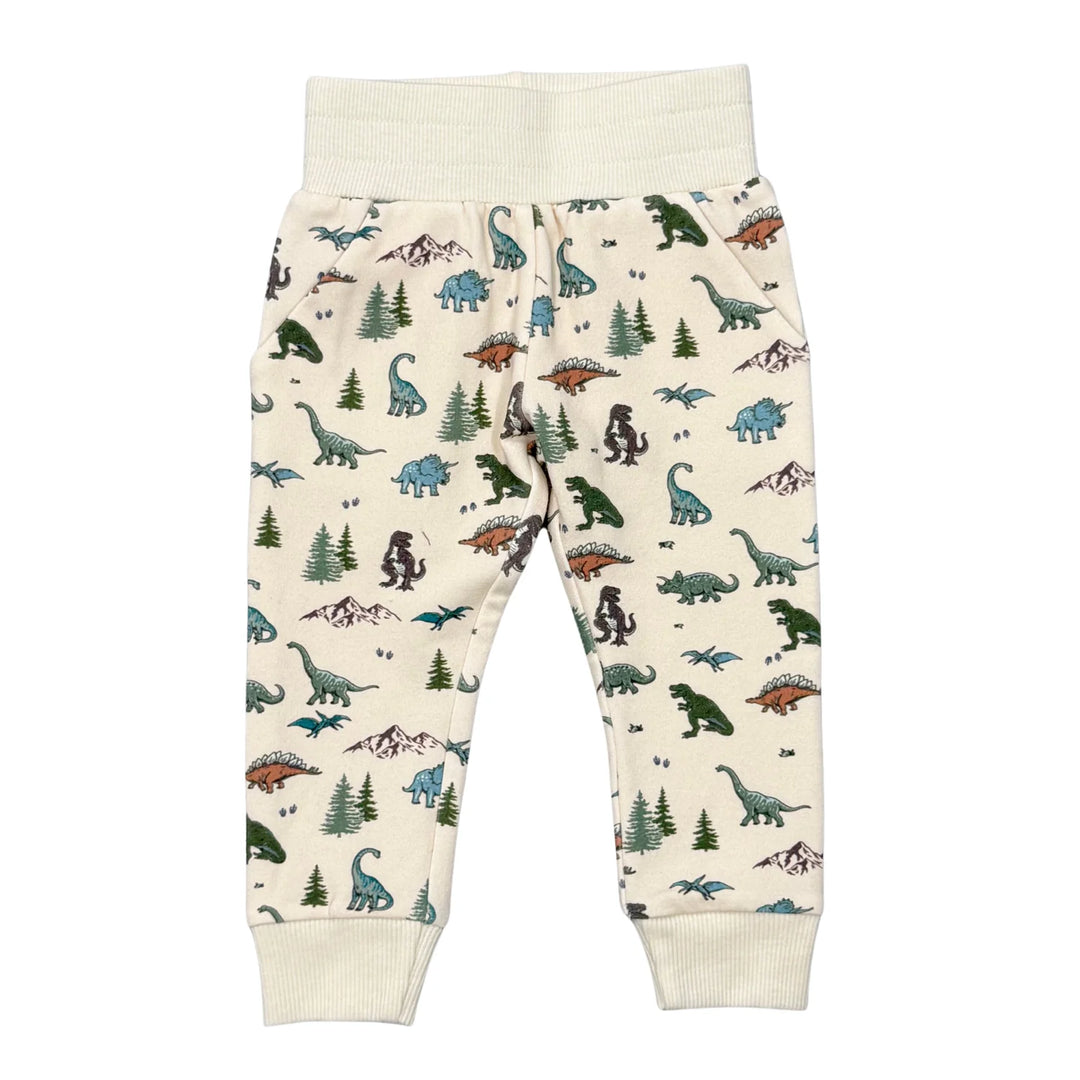 Babysprouts Fleece Sweatpants - Dino Land