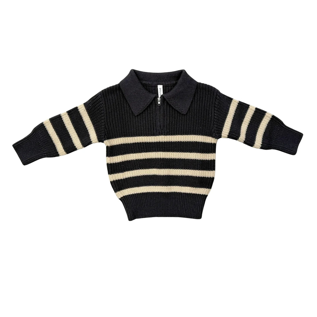 Babysprouts Striped Zip-Up Sweater