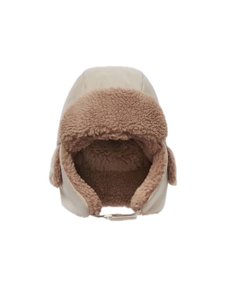 7am Enfant Benji Sherpa Chapka Cub Hat - Oat/Cacao