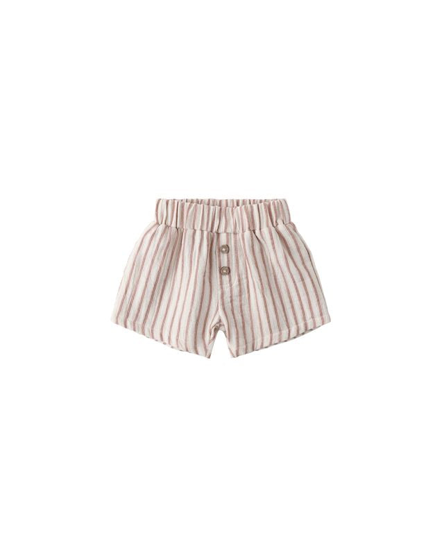 Quincy Mae Woven Shorts - Vintage Stripe