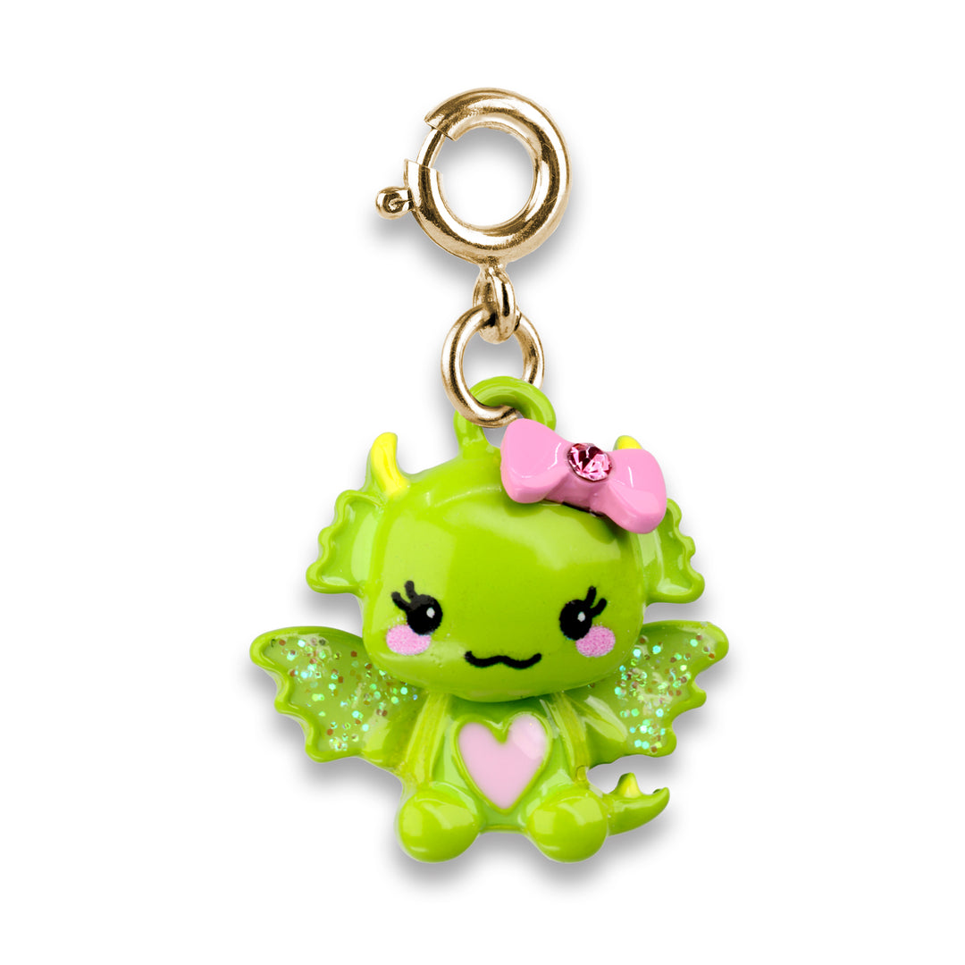 Charm It Gold Swivel Dragon Charm