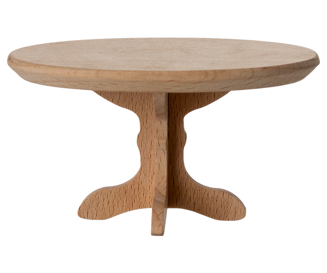 Maileg Oval Coffee Table, Mouse - Nature