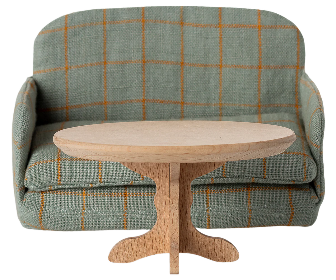 Maileg Oval Coffee Table, Mouse - Nature