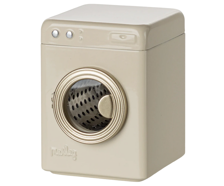 Maileg Washing Machine Mouse - Off White