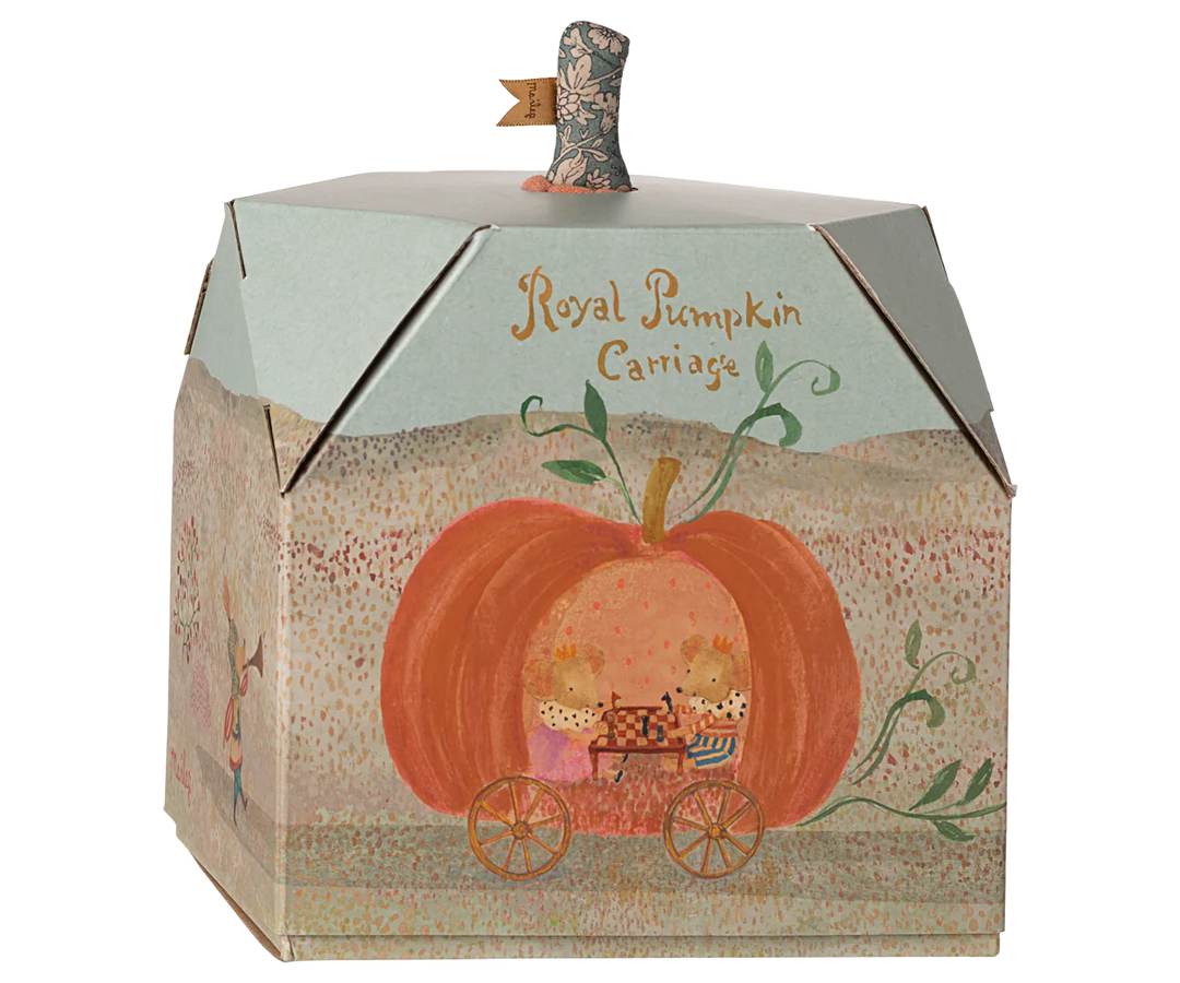 Maileg Pumpkin Carriage, Mouse