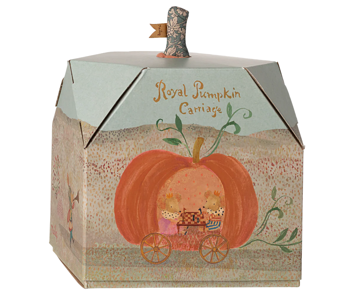 Maileg Pumpkin Carriage, Mouse