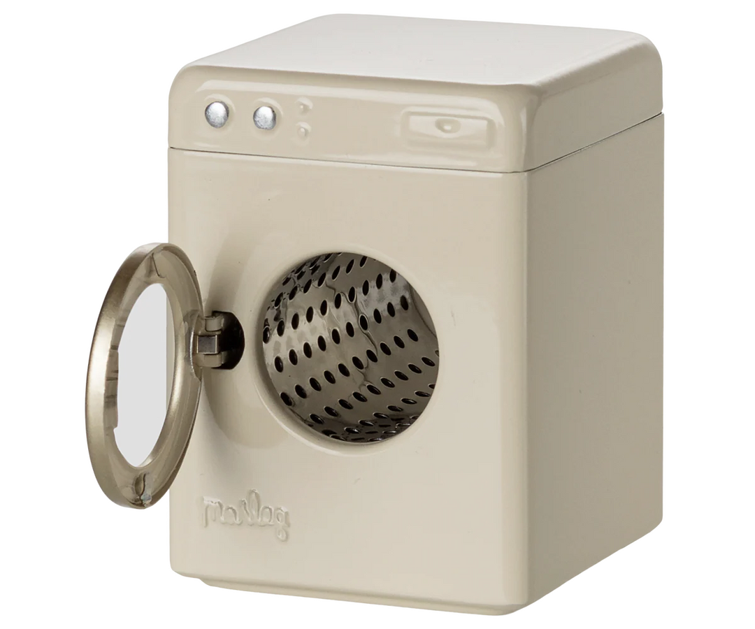 Maileg Washing Machine Mouse - Off White