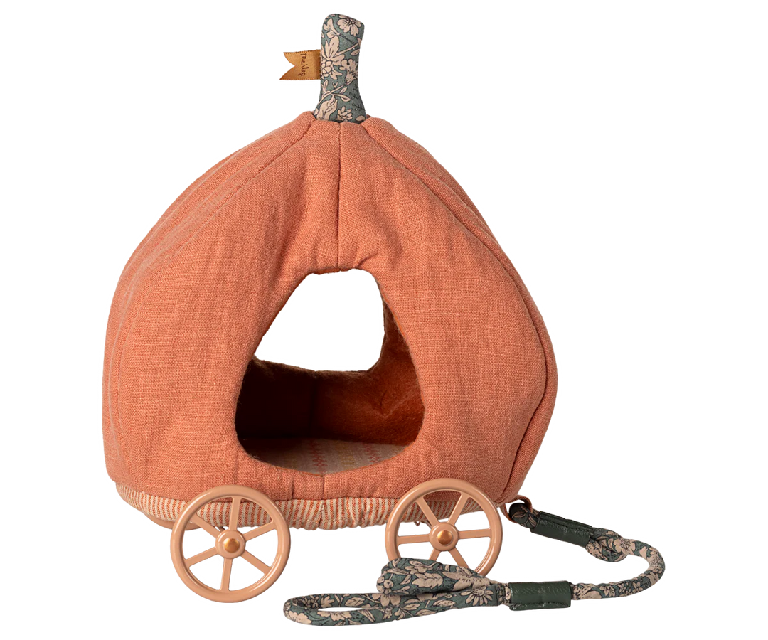 Maileg Pumpkin Carriage, Mouse